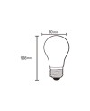 BOMBILLA LED - E27 OPAL ESTÁNDAR - 9W - 3000K - 1000Lm - 360º